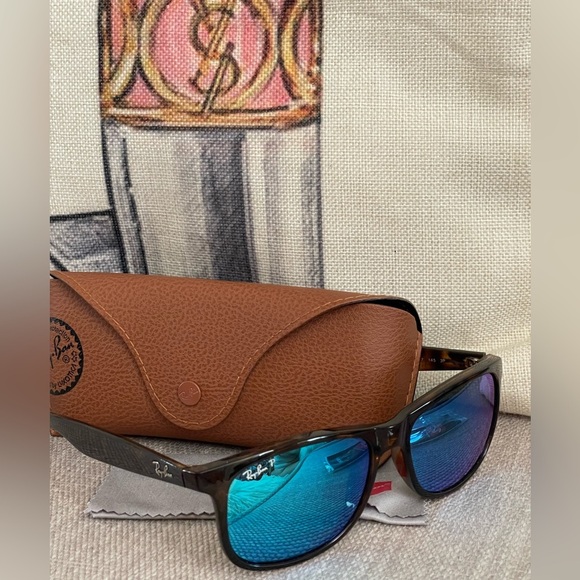 ⭐️COA⭐️RAY-BAN Polarized Sunglasses w/case & cloth~coolest Vintage frames - Picture 12 of 13